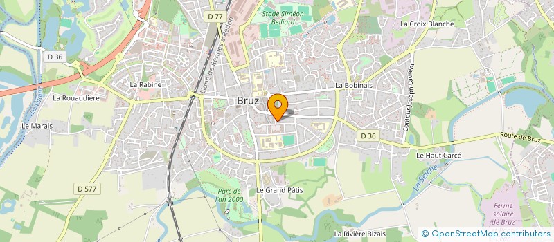 localisation de l'entreprise EAT FOR YOU à BRUZ