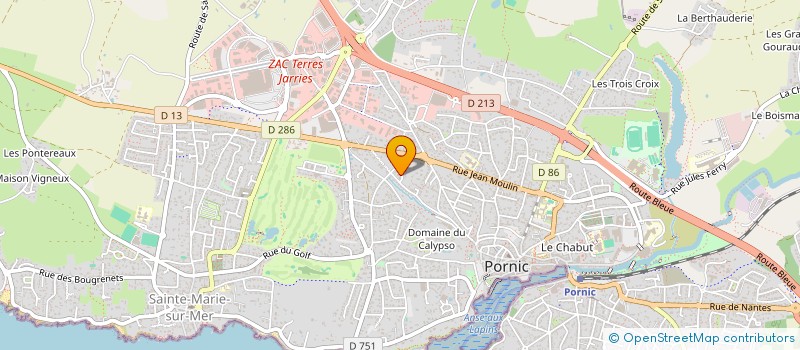 localisation de l'entreprise EAT GESTION  PORNIC