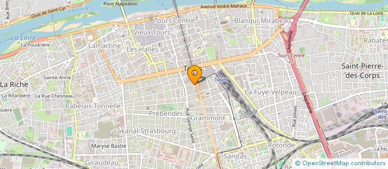 localisation de l'entreprise EAT GOOD à TOURS
