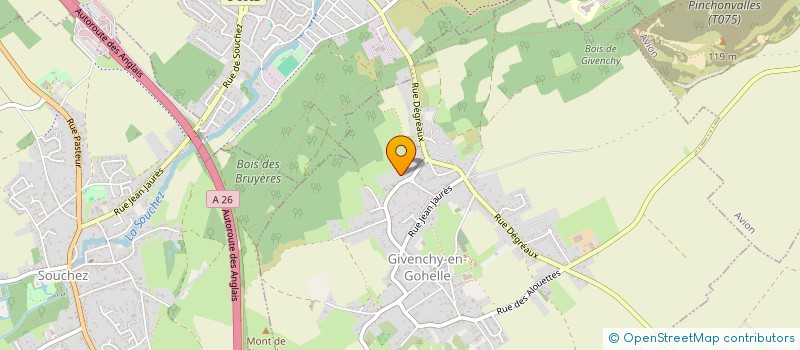 localisation de l'entreprise EAT LILLE à GIVENCHY-EN-GOHELLE