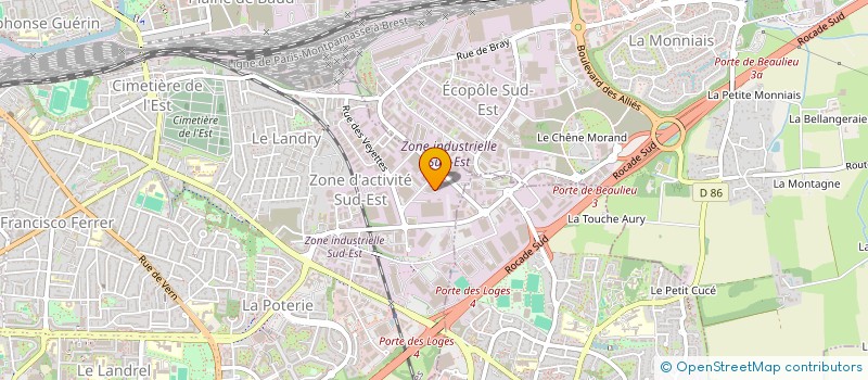 localisation de l'entreprise EAT MACHINE  RENNES