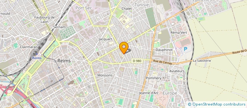 localisation de l'entreprise EAT MARKET 51  REIMS