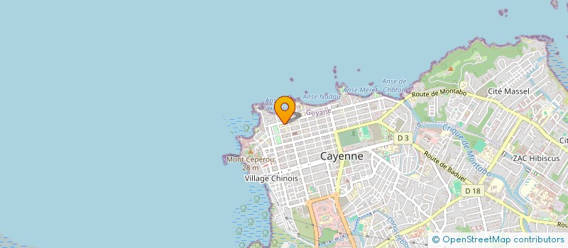 localisation de l'entreprise EAT ME & GO  CAYENNE