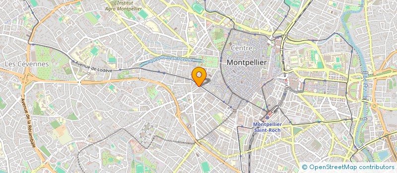localisation de l'entreprise EAT RAPIDO à MONTPELLIER