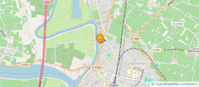 localisation de l'entreprise EAT RAPIZZ LIBOURNE  LIBOURNE