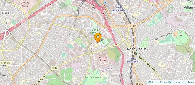 localisation de l'entreprise EAT'S TIME à ROSNY-SOUS-BOIS