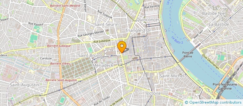 localisation de l'entreprise EAT SALAD  BORDEAUX