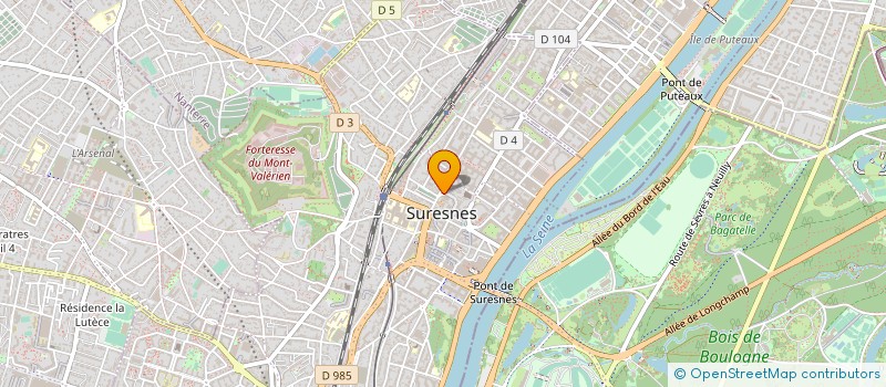 localisation de l'entreprise EAT-SENTIVE à SURESNES