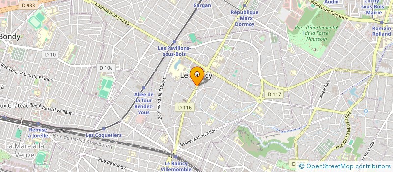 localisation de l'entreprise EAT SUSHI LE RAINCY  LE RAINCY