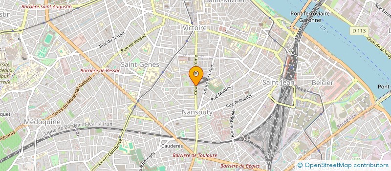 localisation de l'entreprise EAT THAI  BORDEAUX