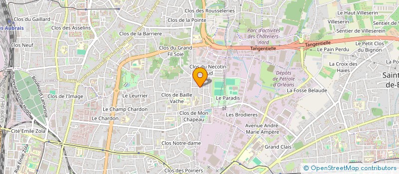 localisation de l'entreprise EAT TIME FOOD à ORLEANS