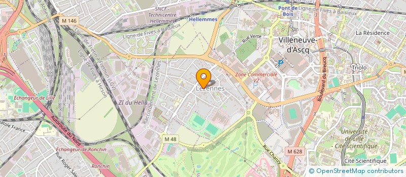localisation de l'entreprise EAT VEGI à LEZENNES