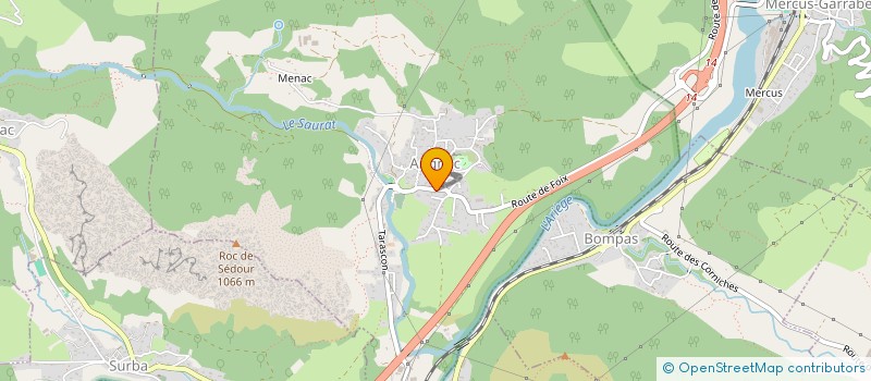 localisation de l'entreprise EATB à ARIGNAC