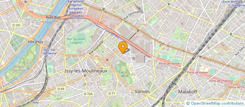 localisation de l'entreprise EATERY SA à ISSY-LES-MOULINEAUX