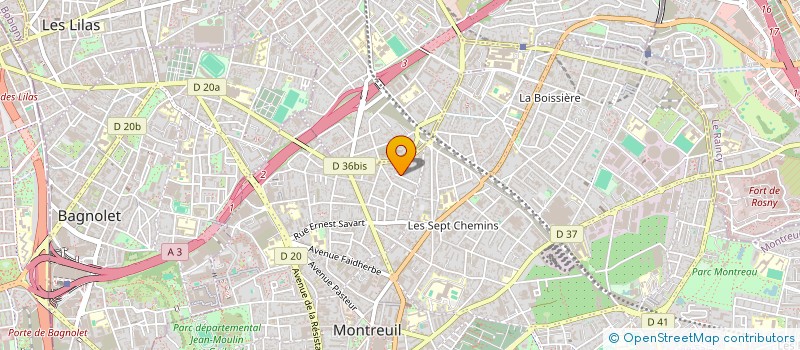 localisation de l'entreprise EATERYATWORK à MONTREUIL