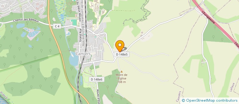 localisation de l'entreprise EATP TOURRET  CAMIERS