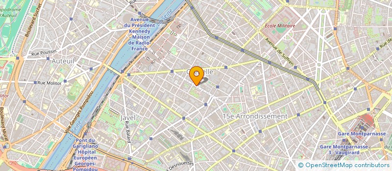 localisation de l'entreprise EAU 15  PARIS