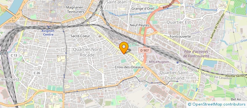 localisation de l'entreprise EAU 2 à AVIGNON