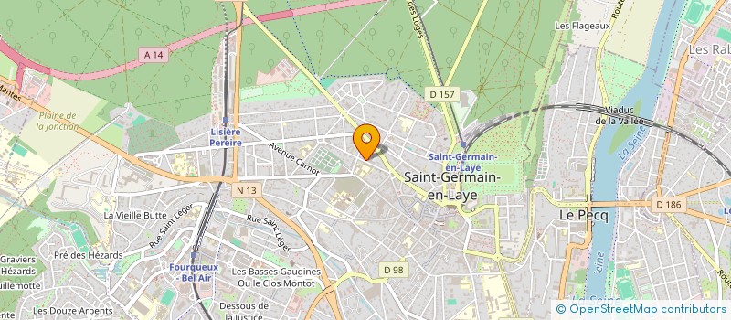 localisation de l'entreprise EAU 3 F  SAINT-GERMAIN-EN-LAYE