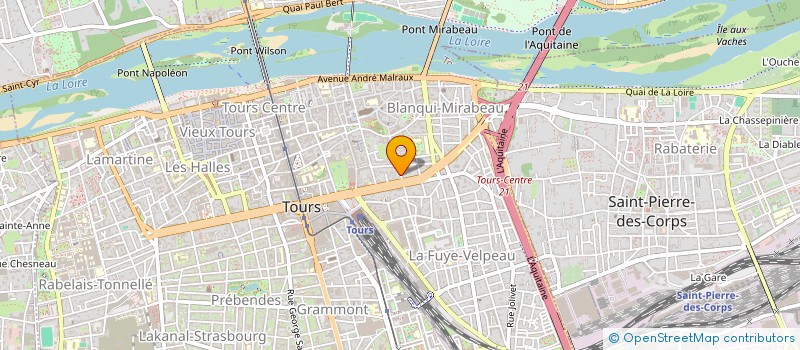 localisation de l'entreprise EAU-AIR INGENIERIE  TOURS