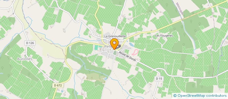 localisation de l'entreprise EAU ASSAINISSEMENT CONSEILS à PELLEGRUE