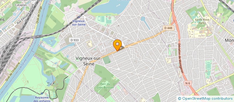 localisation de l'entreprise EAU.B.2.A à VIGNEUX-SUR-SEINE