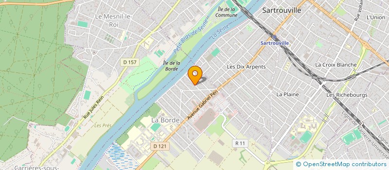 localisation de l'entreprise EAU BE ONE à LE VESINET