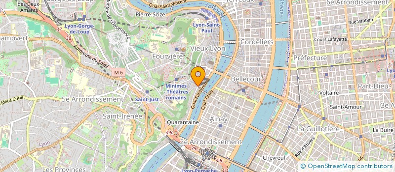 localisation de l'entreprise EAU BIEN COMMUN LYON-METROPOLE  LYON