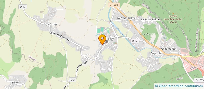 localisation de l'entreprise EAU - BOIS à SILLINGY