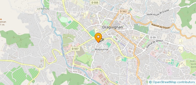 localisation de l'entreprise EAU BON TUYAU  DRAGUIGNAN