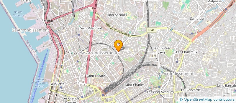 localisation de l'entreprise EAU BONNE MER  MARSEILLE