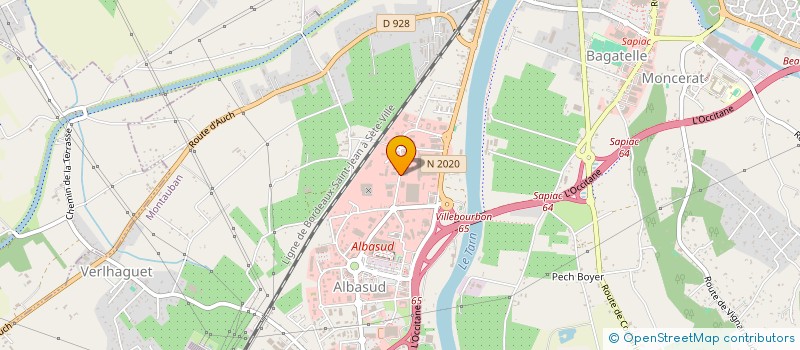 localisation de l'entreprise EAU'CCITANIE  MONTAUBAN