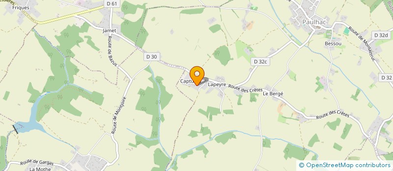 localisation de l'entreprise EAU-CCITANIE PLOMBERIE CLIMATISATION  PAULHAC