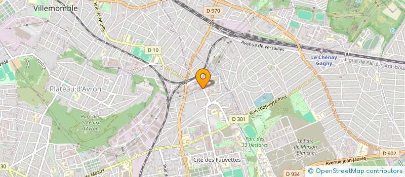 localisation de l'entreprise EAU&CO à NEUILLY-SUR-MARNE