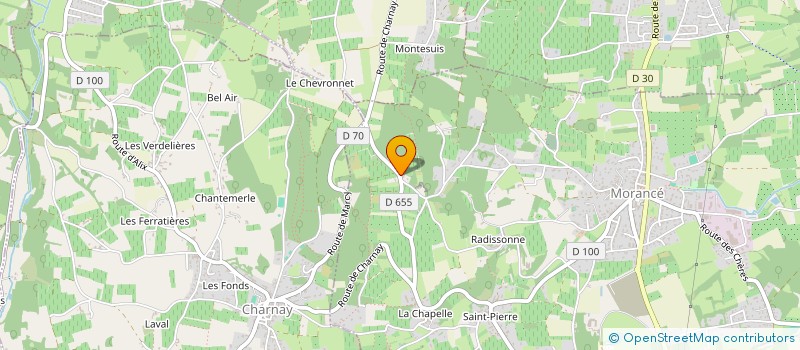 localisation de l'entreprise EAU CONSEIL SERVICE  MORANCE