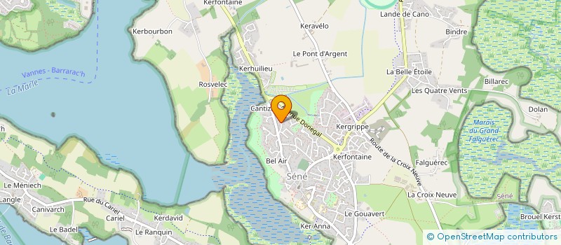 localisation de l'entreprise EAU DE COCO - BRETAGNE à SENE