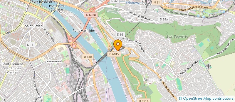 localisation de l'entreprise EAU DE ROBEC  BONSECOURS