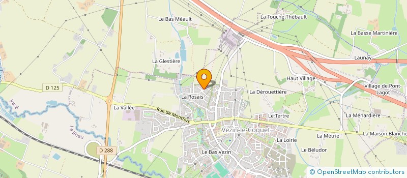 localisation de l'entreprise EAU DE ROSE  RENNES