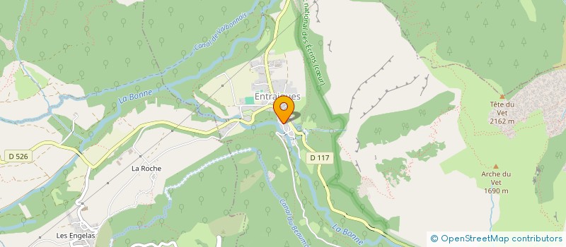 localisation de l'entreprise EAU DES ALPES à CHANTEPERIER