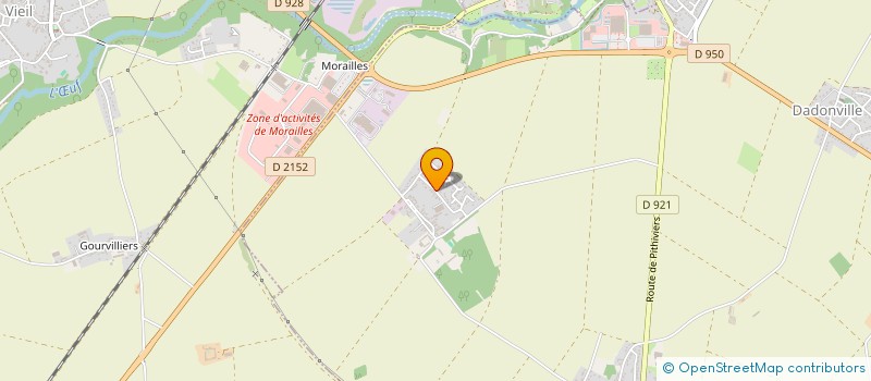 localisation de l'entreprise EAU ELECTRICITE CHAUFFAGE SA à COURCELLES-LE-ROI