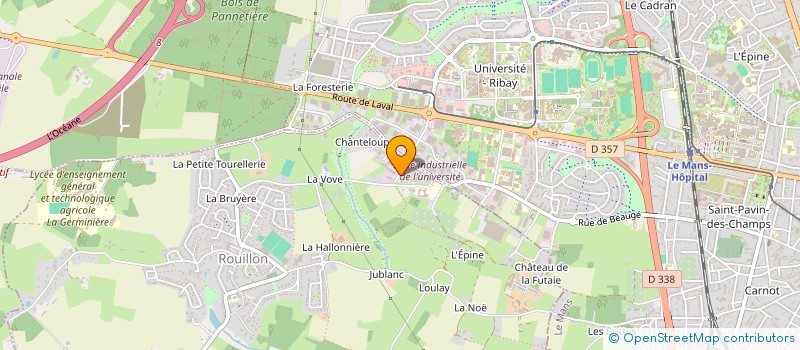 localisation de l'entreprise EAU ESSAIS SERVICES INSTALLATIONS à ROUILLON
