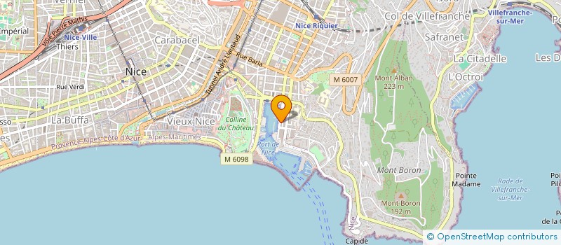 localisation de l'entreprise EAU ET CHALEUR à NICE