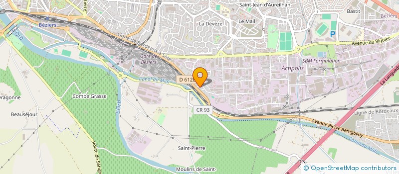 localisation de l'entreprise EAU ET DETENTE à BEZIERS