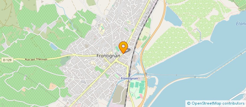 localisation de l'entreprise EAU ET FORME à FRONTIGNAN