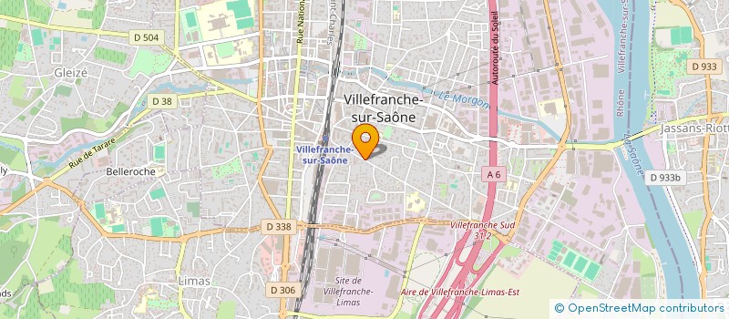 localisation de l'entreprise EAU ET MUR  VILLEFRANCHE-SUR-SAONE