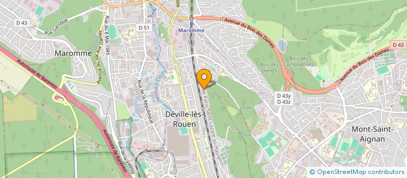 localisation de l'entreprise EAU ET SOLUTIONS  DEVILLE-LES-ROUEN