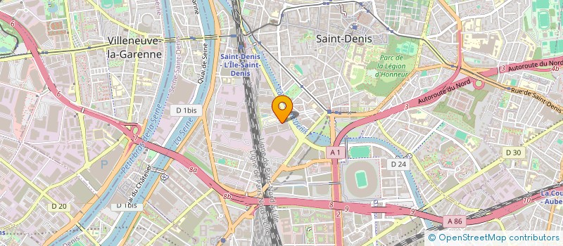 localisation de l'entreprise EAU ET VAPEUR à SAINT-DENIS