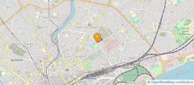 localisation de l'entreprise EAU ET VIE ENTREPRISES SOCIALES à NANTES