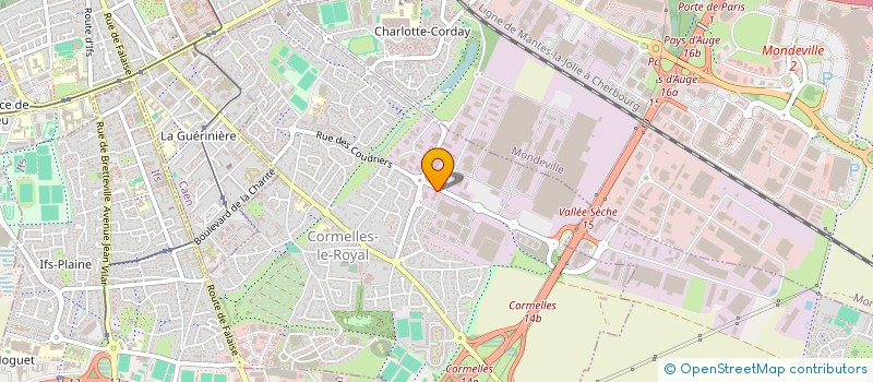 localisation de l'entreprise EAU & FORAGE à CORMELLES-LE-ROYAL