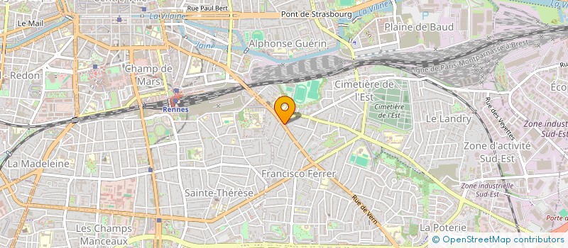 localisation de l'entreprise EAU FORTE  RENNES